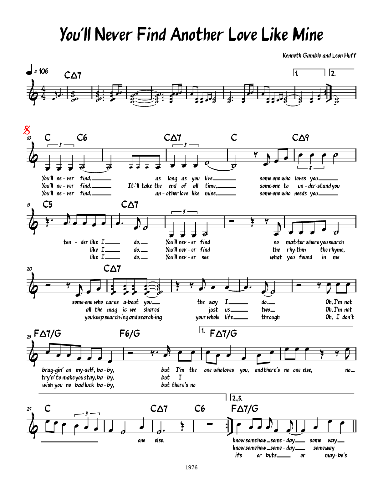 Sheet Music